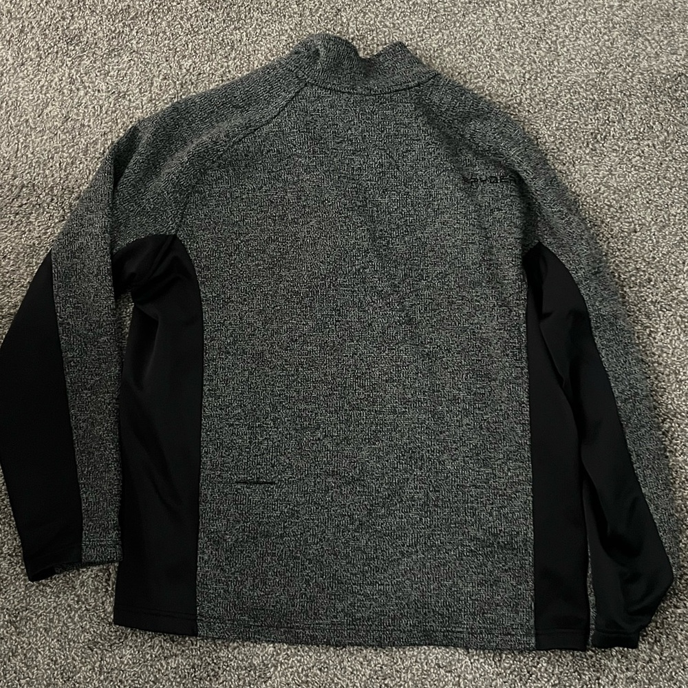 Spyder Black and Gray Quarter-Zip Pullover - Picture 3 of 4
